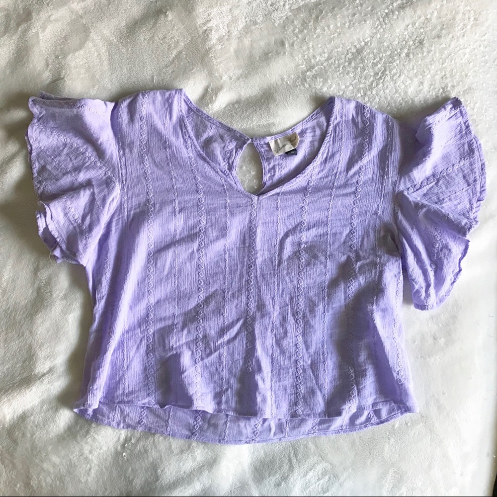 Universal Thread Lavender Crop Top